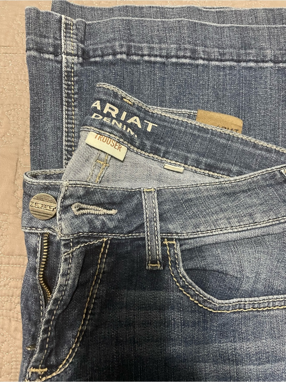 Ariat Women's Faded Blue Boot-Cut Jeans
